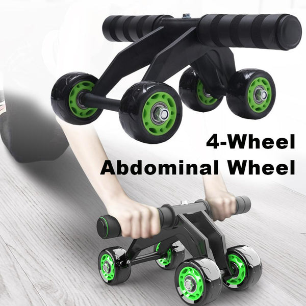 Four-Wheeled Abdominal Roller Home Exercise Fitness Equipment