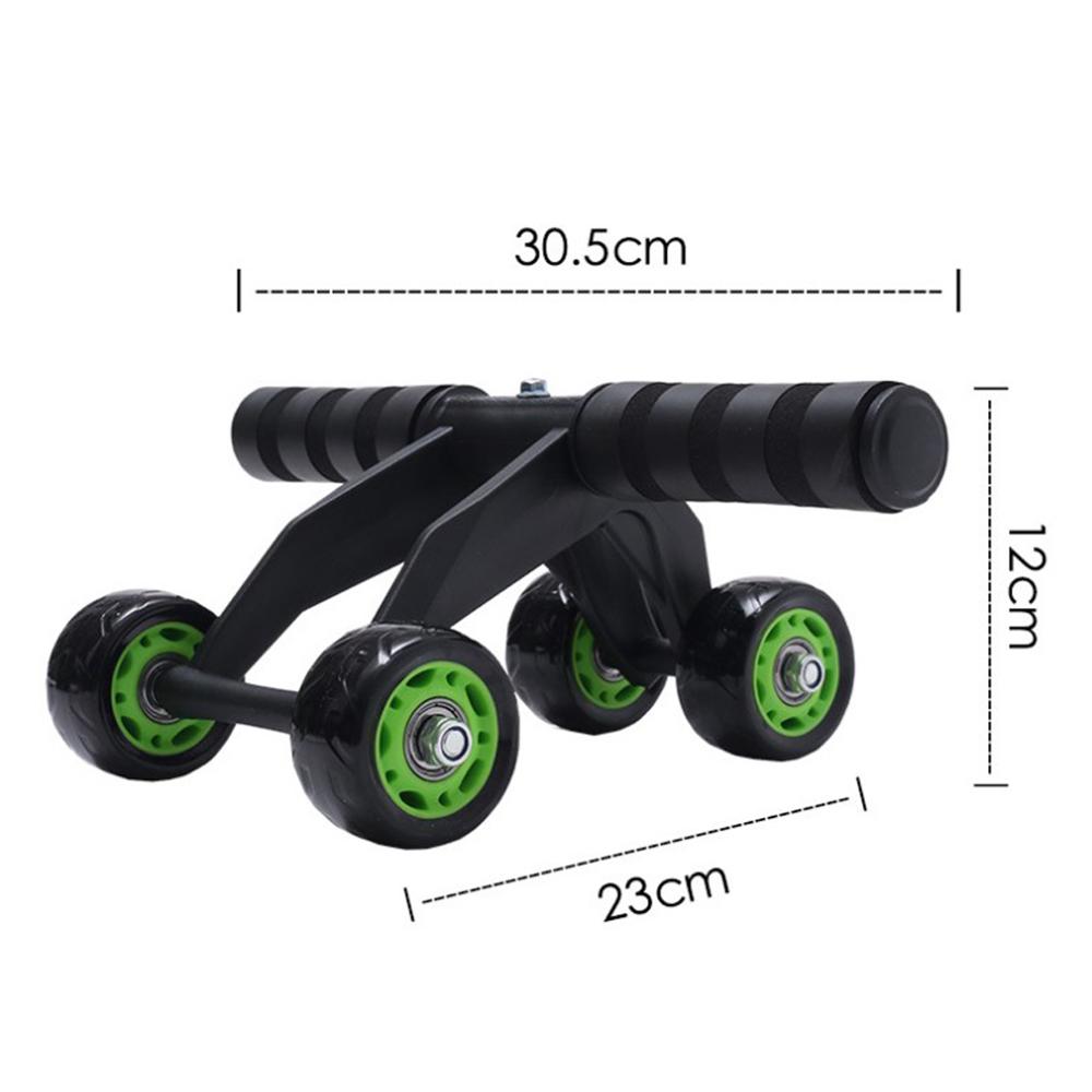 Four-Wheeled Abdominal Roller Home Exercise Fitness Equipment